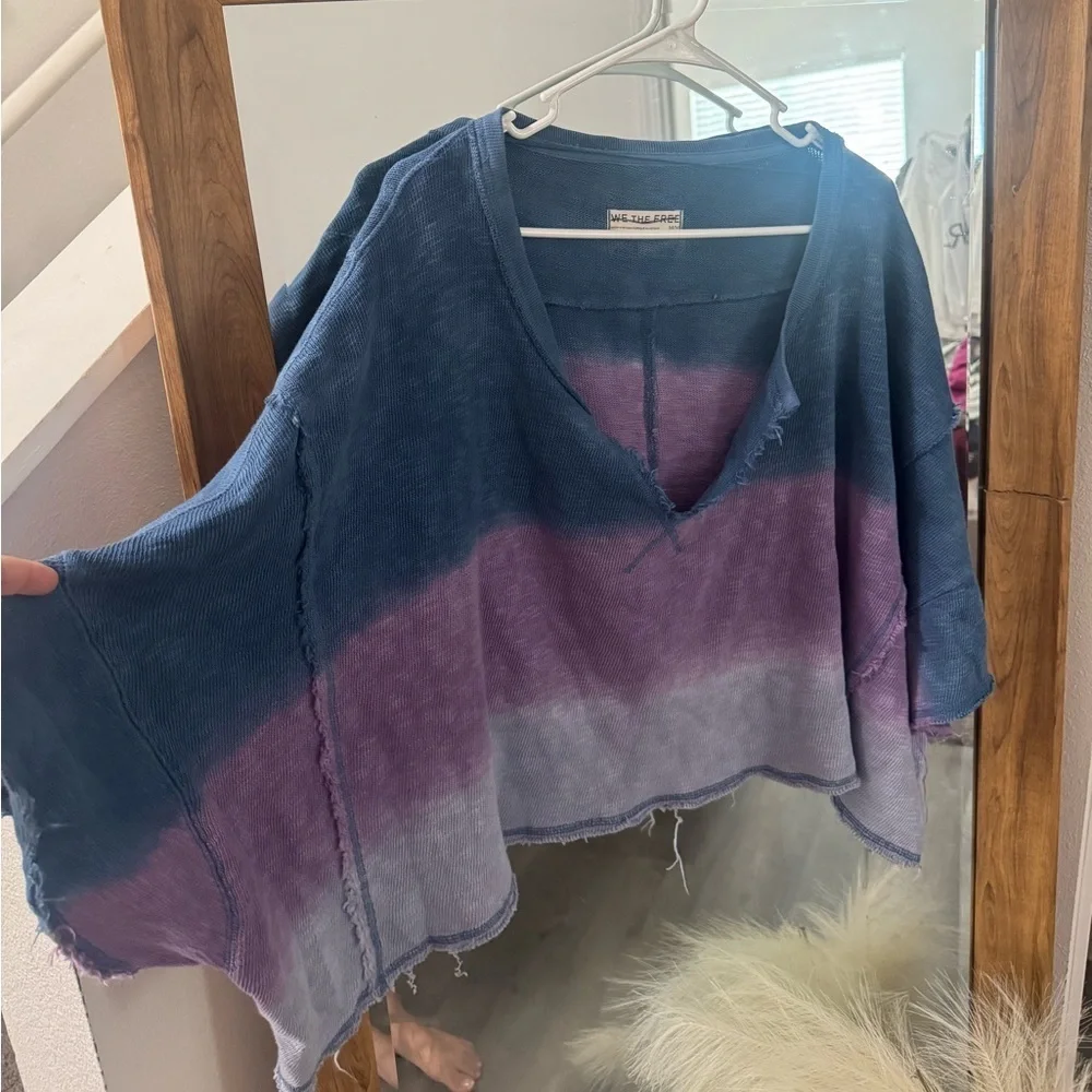 BNWOT Free People We The Free After Midnight Washed Tee